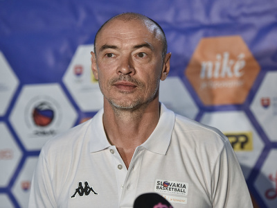 Na snímke tréner slovenskej basketbalovej reprezentácie mužov Oleg Meleščenko 