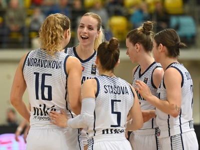 Radosť basketbalistiek Slovenska