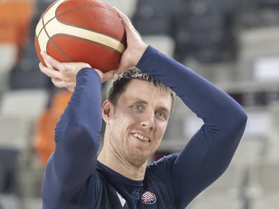 Na snímke slovenský basketbalový reprezentant Vladimír Brodziansky