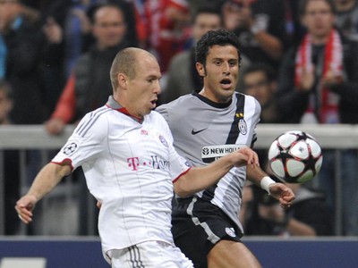 Arjen Robben a Fabio Grosso