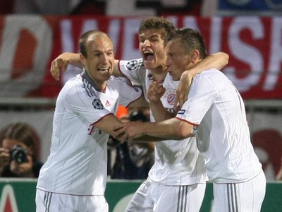 Robben a spol. sa tešia z gólu