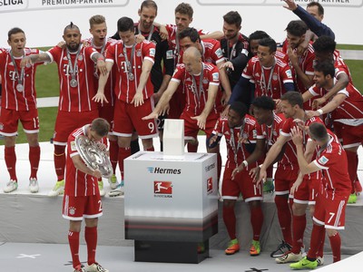 Oslavy titulu Bayernu Mníchov