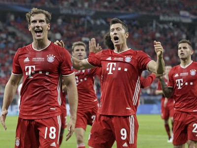 Radosť hráčov Bayernu 