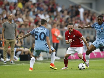 Franck Ribéry medzi hráčmi City