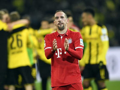 Franck Ribery po prehre s Dortmundom 