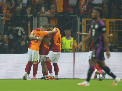 Gólové oslavy futbalistov Galatasarayu