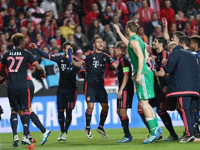 Postupové oslavy futbalistov Bayernu