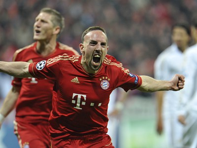 Franck Ribéry strelil prvý gól stretnutia