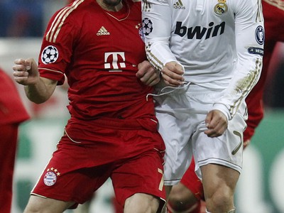 Franck Ribéry a Cristiano Ronaldo