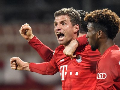 Thomas Müller oslavuje gól 