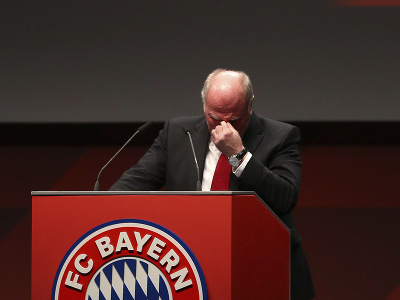 Čestný prezident Bayernu Uli Hoeness