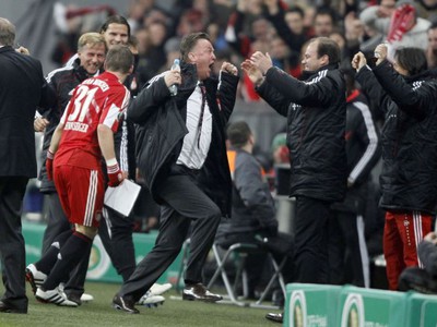 Radosť na lavičke Bayernu