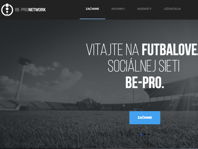 Futbalová sociálna sieť BE-PRO