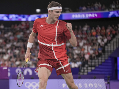 Dánsky bedmintonista Viktor Axelsen