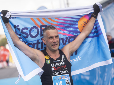 Slovák Gabriel Švajda skončil druhý v maratóne v kategórii mužov 17. ročníka ČSOB Bratislava marathon