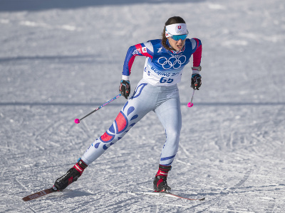 Na snímke slovenská bežkyňa na lyžiach Barbora Klementová počas kvalifikácie šprintu voľnou technikou žien v stredisku Čang-ťia-kchou na ZOH 2022 v Pekingu