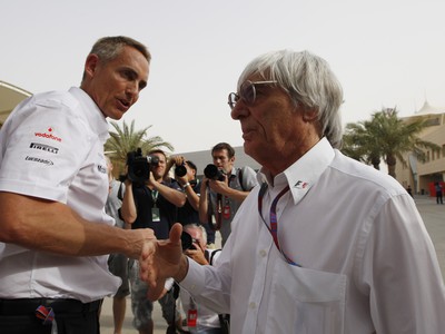 Bernie Ecclestone a Martin