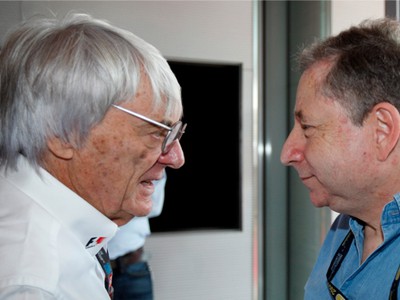 Bernie Ecclestone a Jean