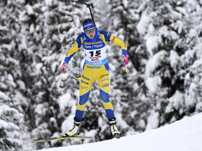 Švédska biatlonistka Hanna Öbergová 