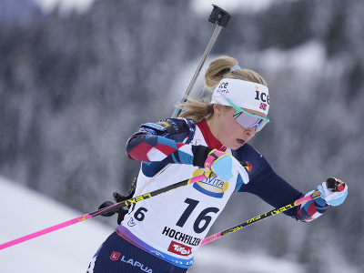 Nórska biatlonistka Ingrid Landmark Tandrevoldová
