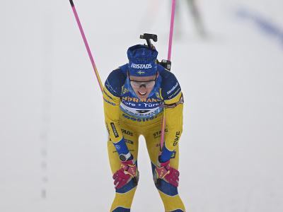 Švédska biatlonistka Hanna Öbergová 