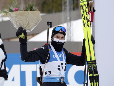 Nórska biatlonistka Karoline Offigstadová Knottenová