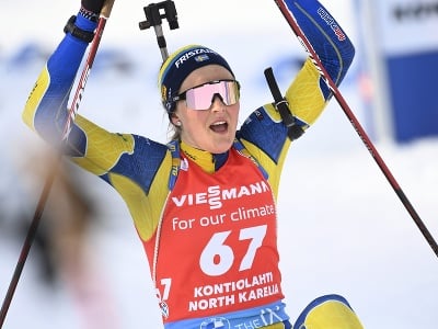 Švédska biatlonistka Stina Nilssonová