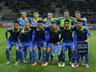 Ukrajinský tím pred súbojom v Bielorusku