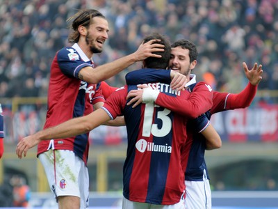 Gólové oslavy domácej Bologna F.C.