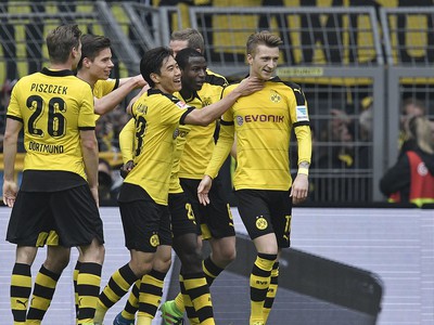 Gólové oslavy Dortmundu