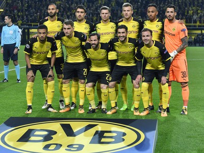 Predzápasová foto Dortmundu