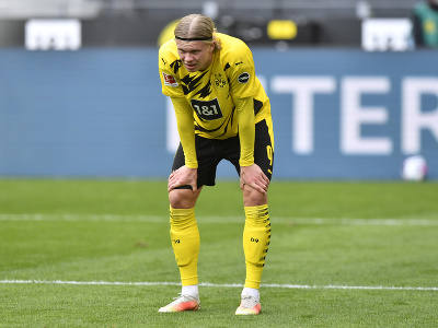 Nórsky futbalista Erling Haaland v drese Borussie Dortmund