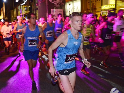 Účastníci 9. ročníka bratislavského nočného behu - Telekom Night Run 2017