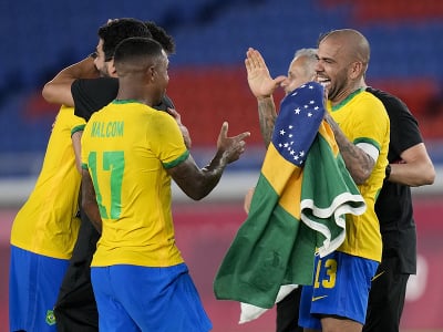 Futbalisti Brazílie po triumfe na LOH v Tokiu