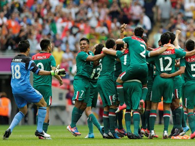 Mexická radosť po konečnom hvizde finále OH 2012