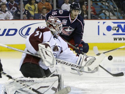Peter Budaj v akcii,
