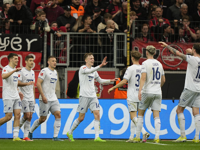Hráči Hoffenheimu oslavujú gól