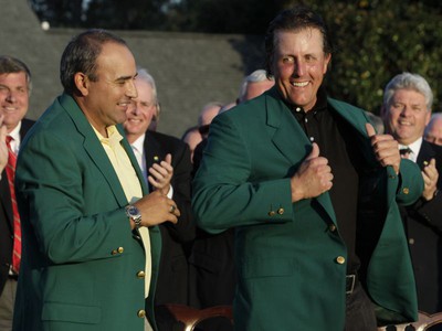 Obhajca trofeje Cabrera a nový víťaz Mickelson