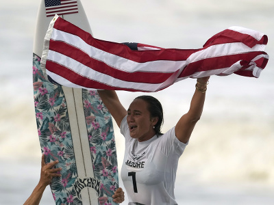 Carissa Mooreová získala zlato v surfingu
