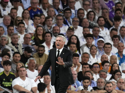 Carlo Ancelotti počas zápasu