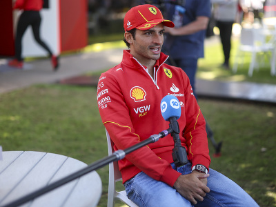Pilot Ferrari Carlos Sainz