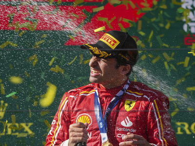 Carlos Sainz po víťazstve na VC Austrálie