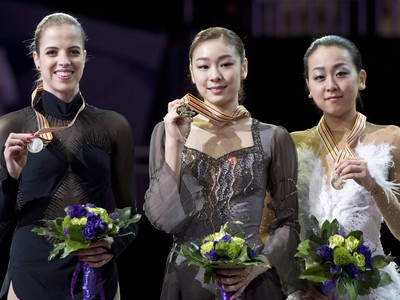 Trio najlepších: Carolina Kostnerová, Kim Ju-na a Mao Asadová