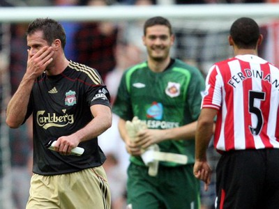 Nešťastný Carragher po prehre