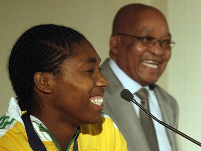 Caster Semenya a prezident
