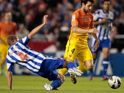 Cesc Fábregas a Álex Bergantinos
