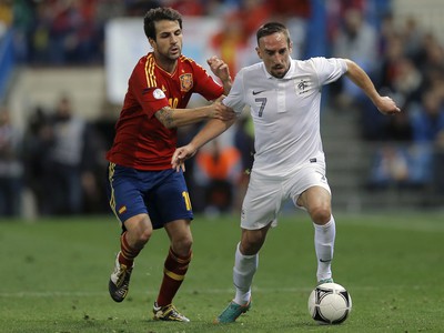 Cesc Fábregas a Franck Ribéry