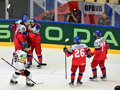 Gólové oslavy hokejistov Česka
