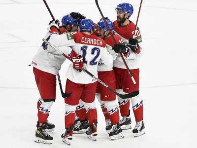 Radosť hokejistov Česka