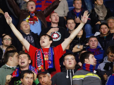 Spokojní fanúšikovia CSKA Moskva